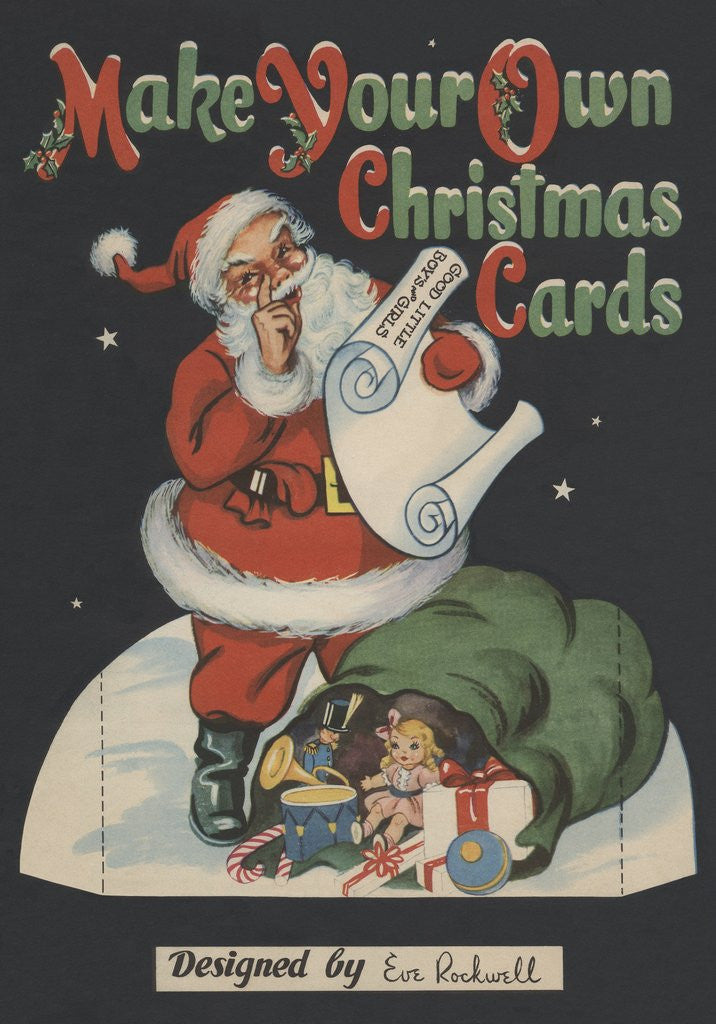 Detail of Make Your Own Christmas Cards by Anonymous