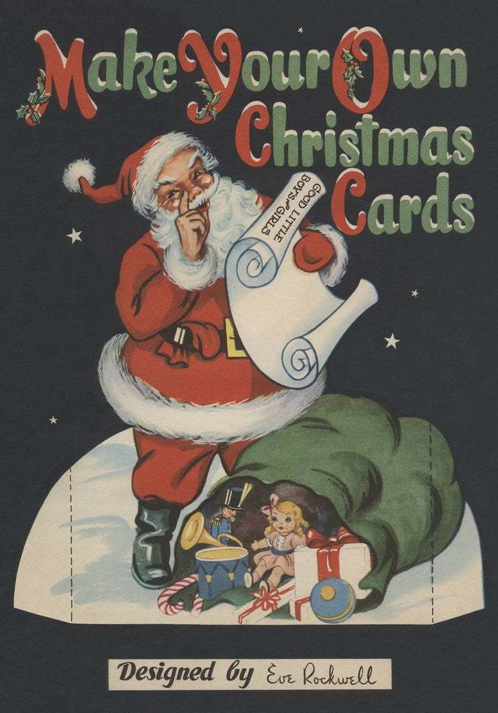 Detail of Make Your Own Christmas Cards by Corbis