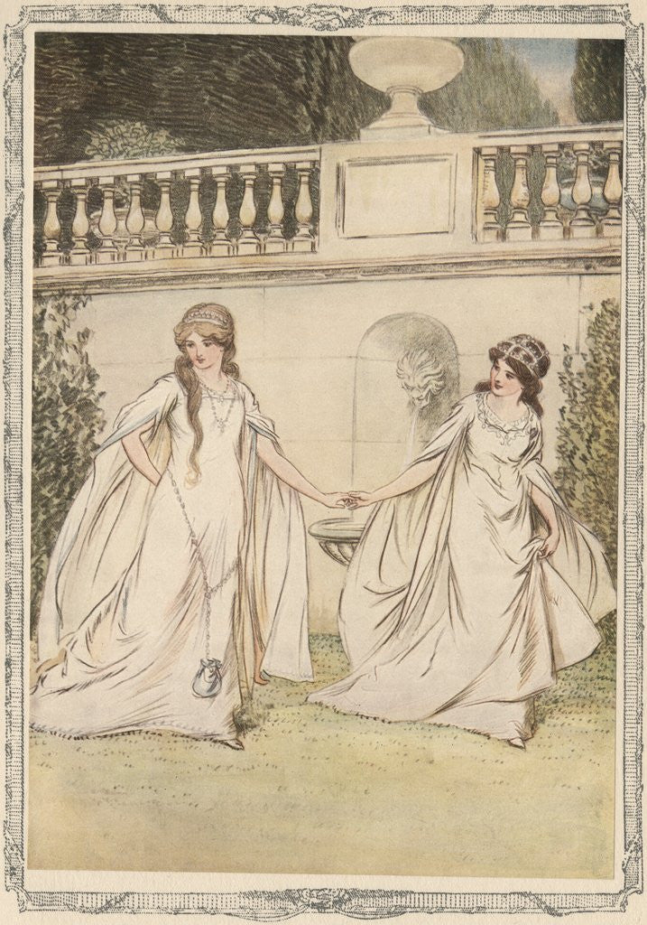 Detail of Illustration by Hugh Thomson from As You Like It by William Shakespeare by Anonymous
