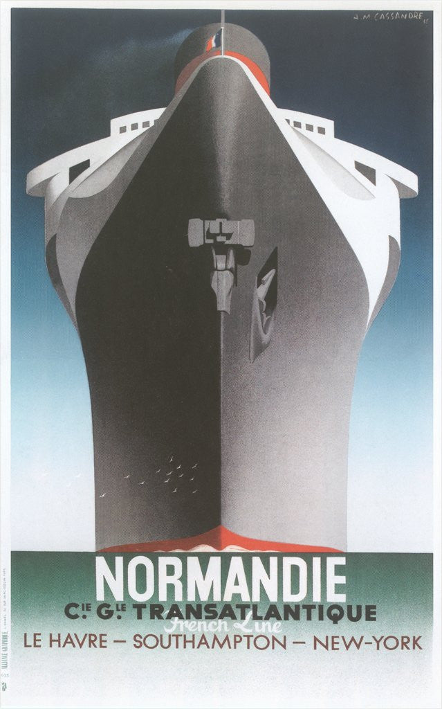 Detail of Normandie Ocean Liner by Anonymous