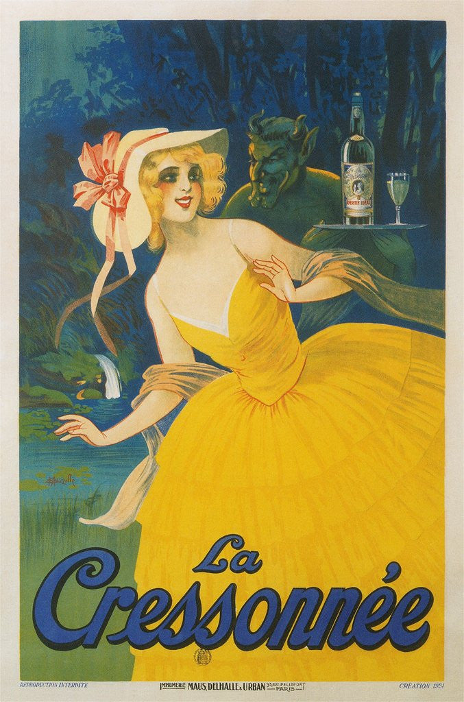 Detail of La Cressonnee Poster by Anonymous