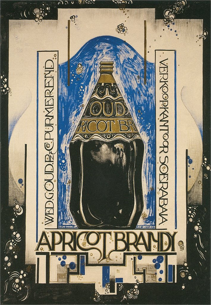 Detail of Dutch Art Deco Apricot Brandy Advertisement by Anonymous