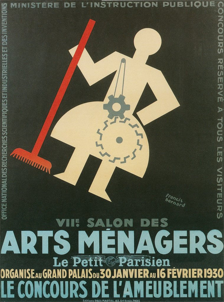 Detail of Poster for Domestic Arts Exhibition, Paris by Anonymous