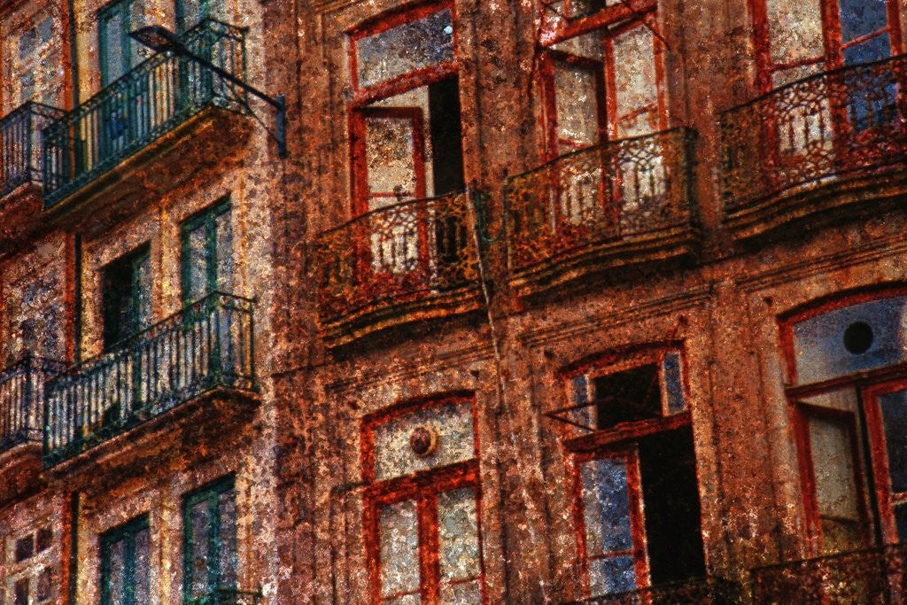 Detail of Old building in Porto, Portugal by Anonymous