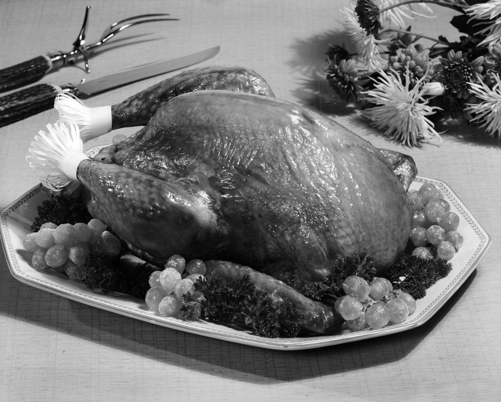 Detail of thanksgiving Turkey Dinner by Anonymous