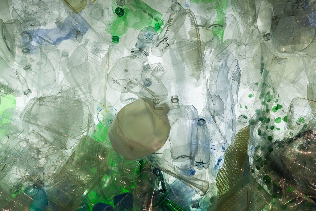Detail of Plastic trash by Anonymous