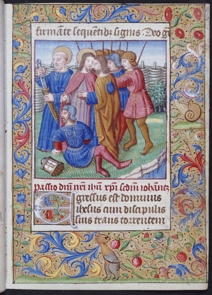 Detail of Christ taken by Soldiers from a French book of hours by Anonymous