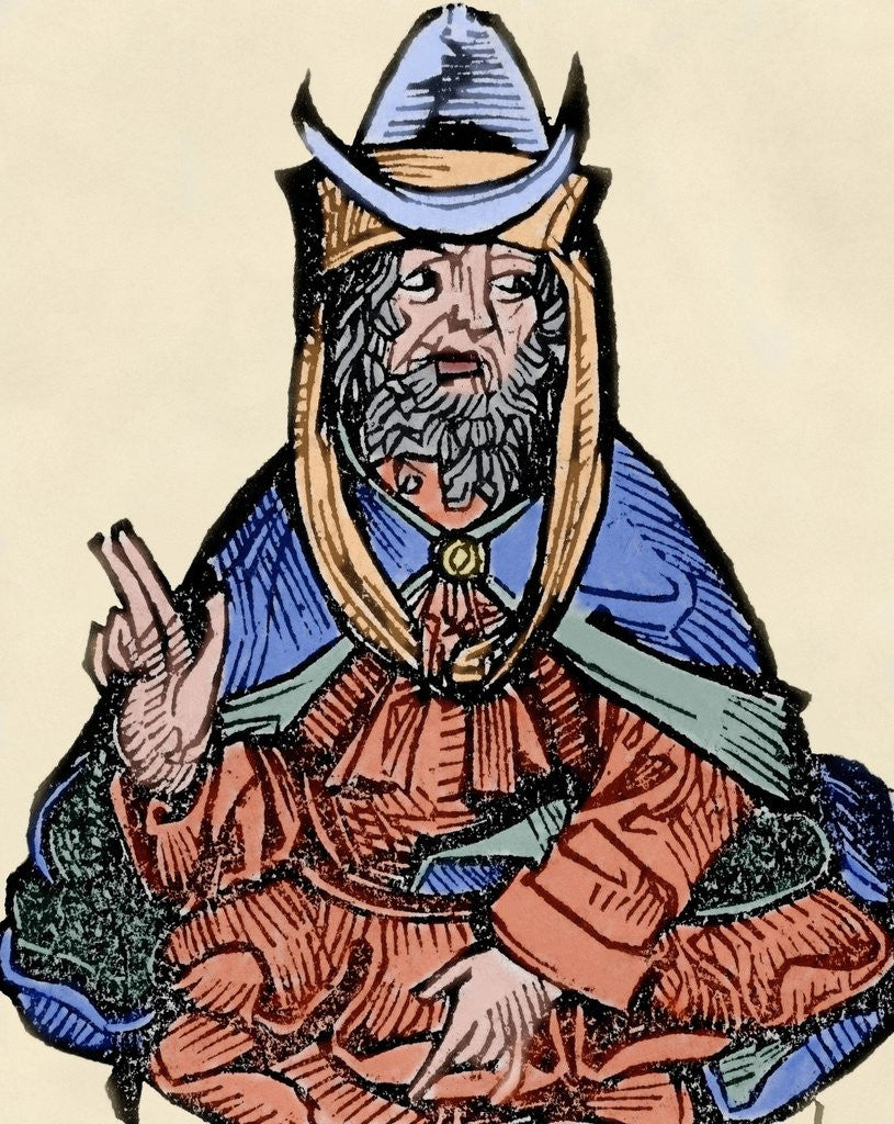 Detail of Onias III. Engraving by Anonymous