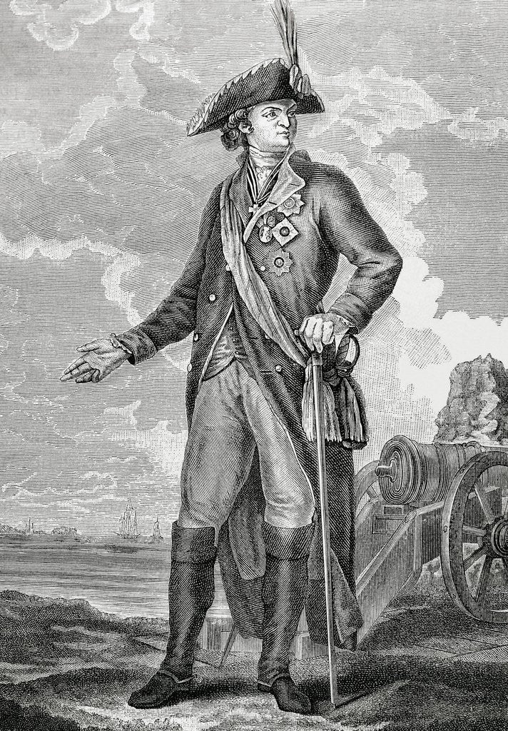 Detail of Potyomkin, Grigory Aleksandrovic (Cizevo, 1739- Nikolajev, 1791) by Anonymous