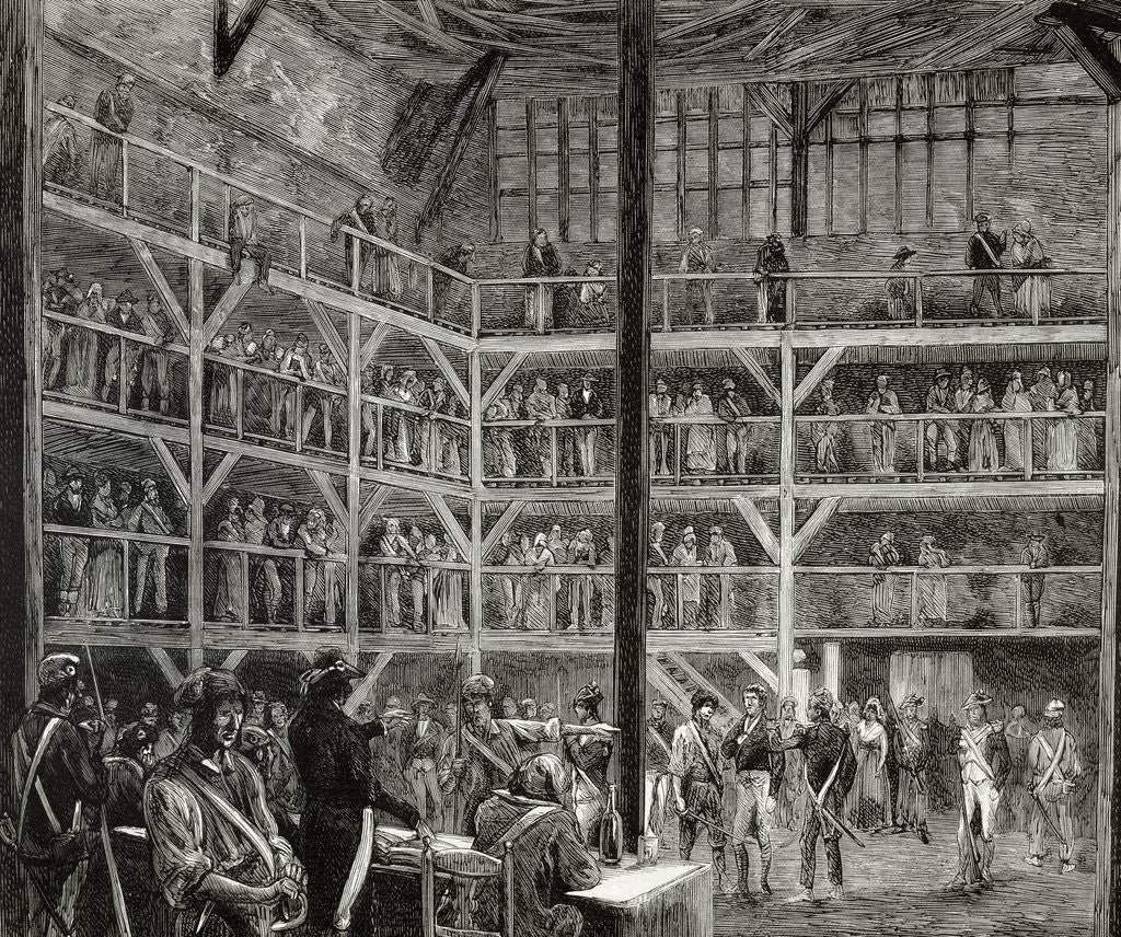 Detail of French Revolution. Revolutionary court session, 1793 by Anonymous