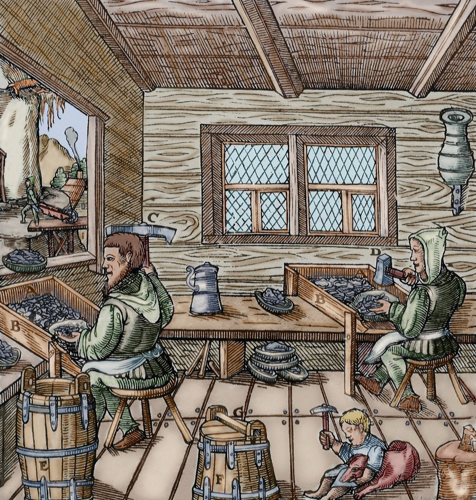 Detail of Georgius Agricola (1494-1555). German scientist by Anonymous