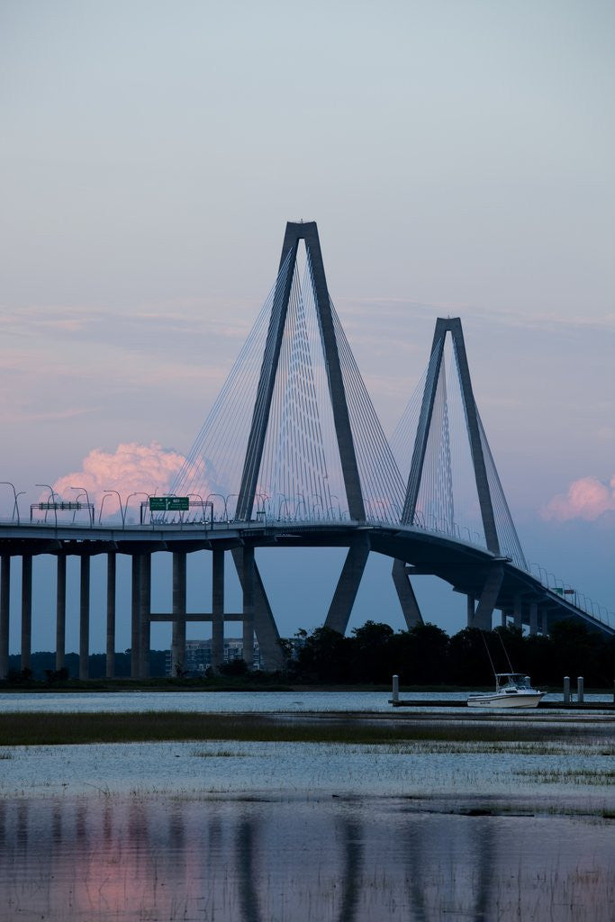 Detail of Cooper River Bridge, Charleston, South Carolina by Anonymous