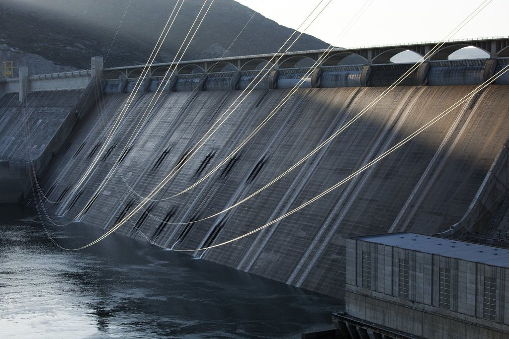 Detail of Ground Coulee Dam, Washington by Anonymous