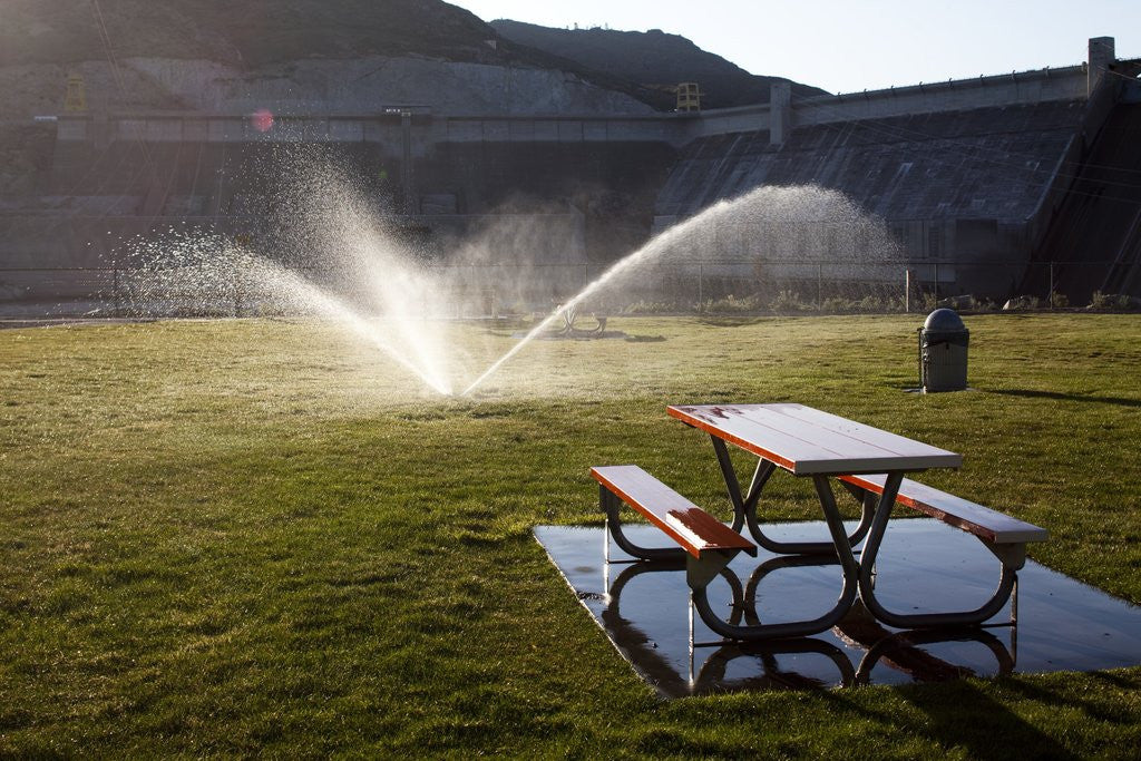 Detail of Ground Coulee Dam, Washington by Corbis