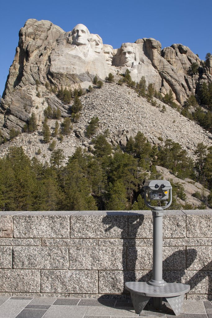 Detail of Mount Rushmore, South Dakota by Anonymous