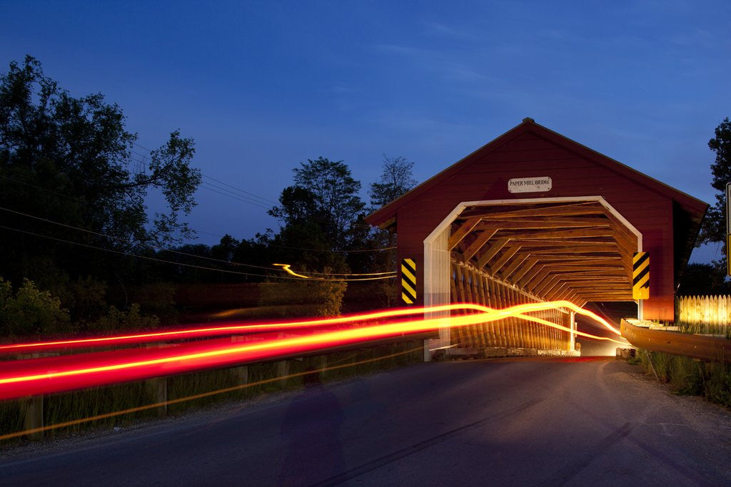 Detail of Covered Bridge, Bennington, Vermont by Anonymous