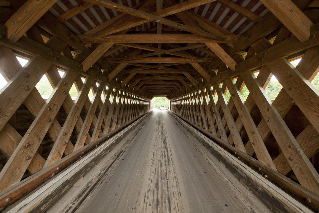 Detail of Covered Bridge, Bennington, Vermont by Anonymous