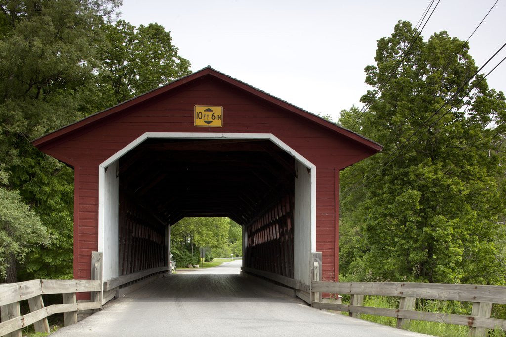 Detail of Covered Bridge, Bennington, Vermont by Anonymous