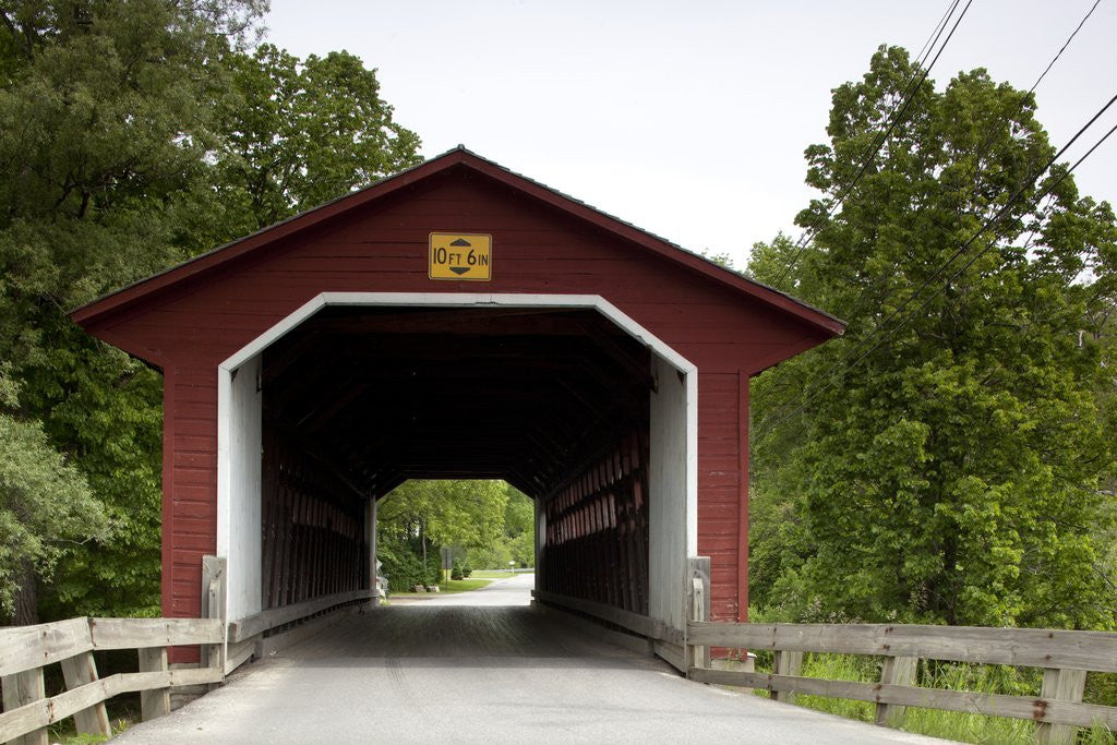 Detail of Covered Bridge, Bennington, Vermont by Corbis
