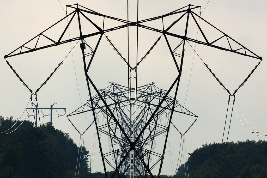 Detail of Power Lines, Mount Storm, West Virginia by Anonymous