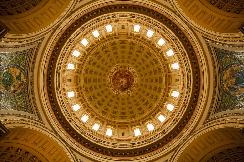 Detail of State Capitol, Madison, Wisconsin by Anonymous