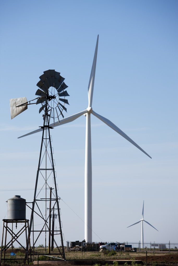 Detail of Wind Farm, Vega, Texas by Anonymous