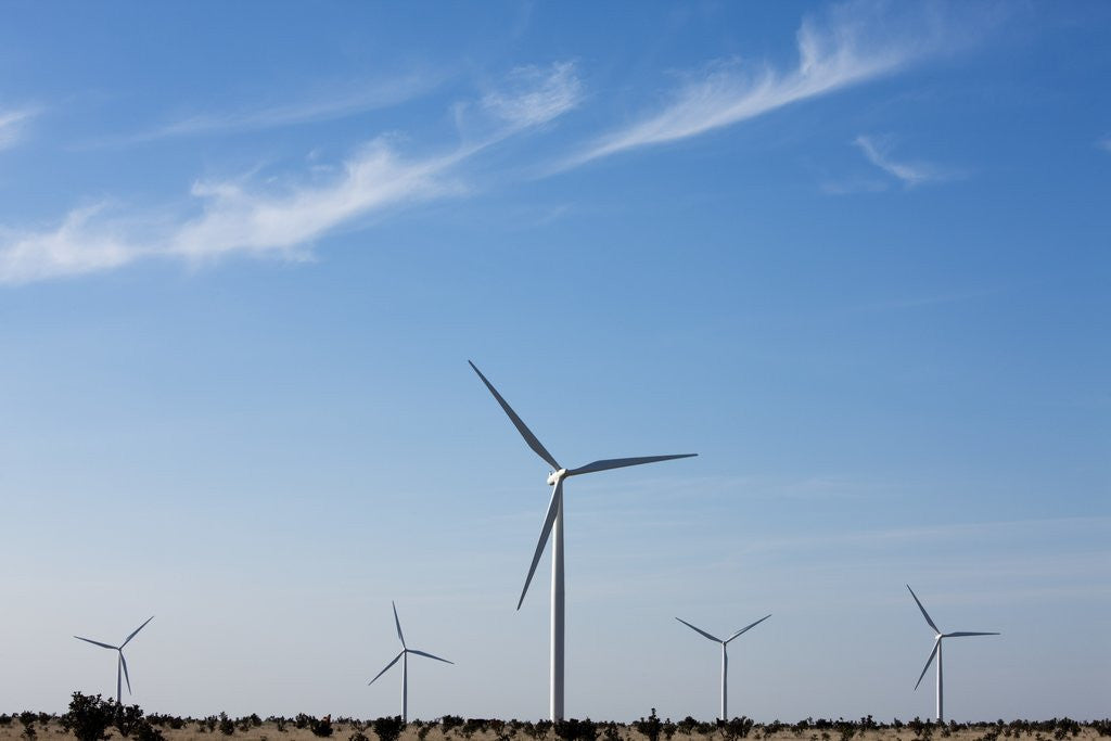 Detail of Wind Farm, Vega, Texas by Anonymous