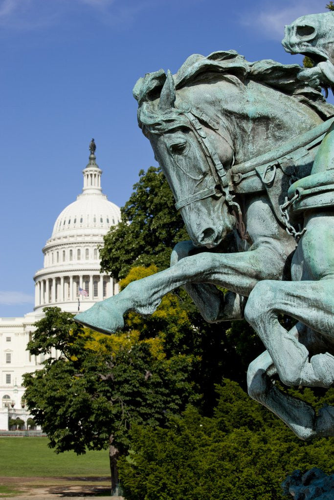 Detail of Capitol Building, Washington, DC by Anonymous