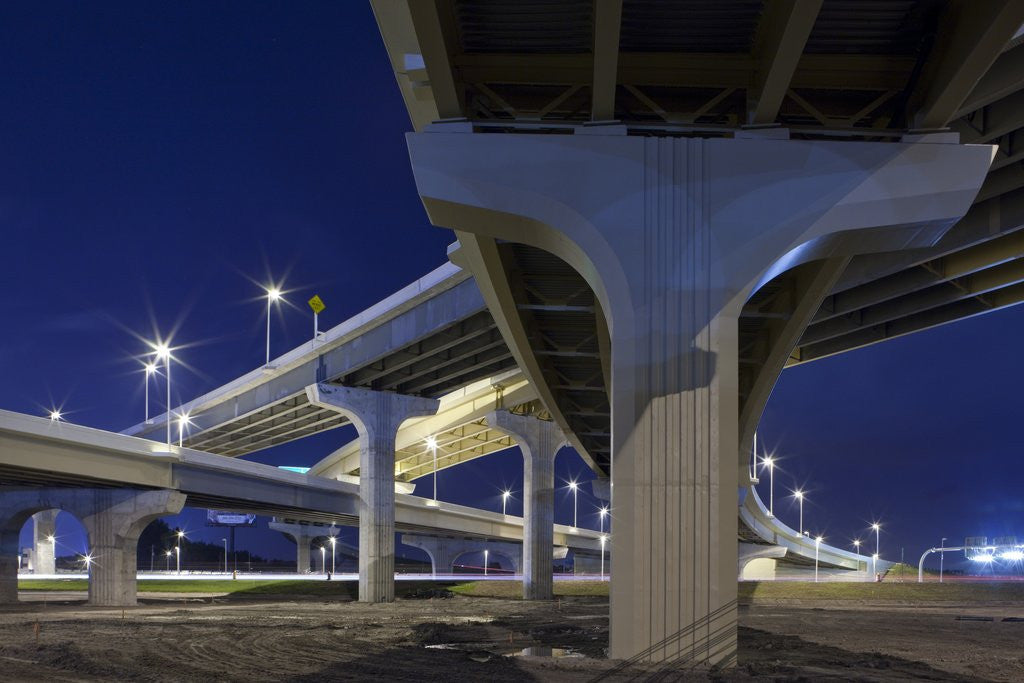 Detail of Highway Overpasses, Tampa, Florida by Anonymous