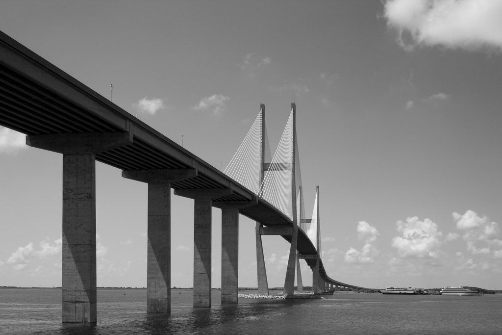 Detail of Cable-Stayed Bridge, Brunswick, Georgia by Anonymous