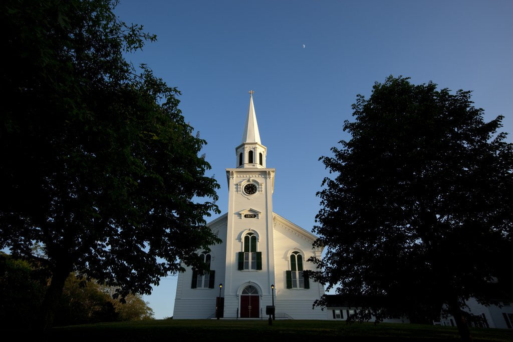 Detail of Church Steeple, Cape Cod, Massachusetts by Anonymous