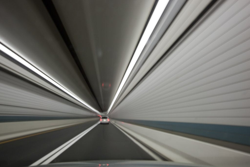 Detail of Highway Tunnel Traffic, Boston, Massachusetts by Anonymous