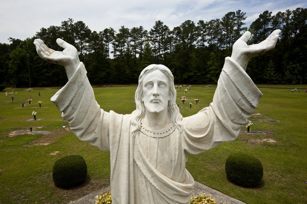 Detail of Cemetery Jesus, Manchester, North Carolina by Anonymous