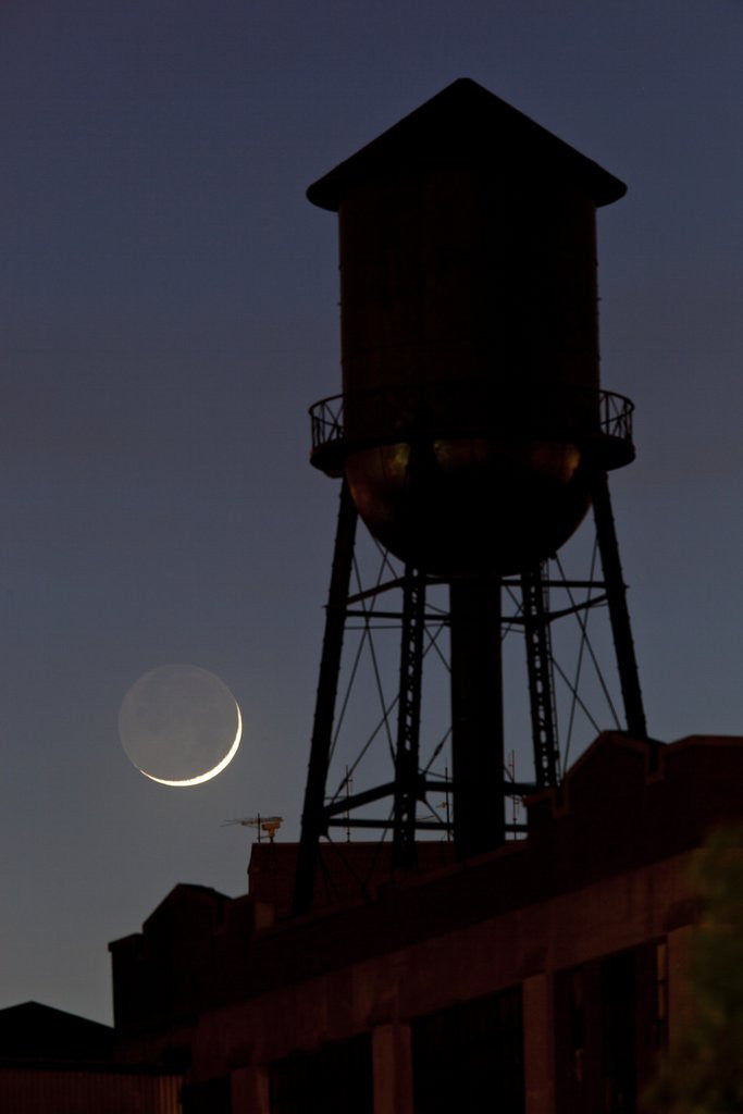 Detail of Water Towers, Jersey City, New Jersey by Anonymous