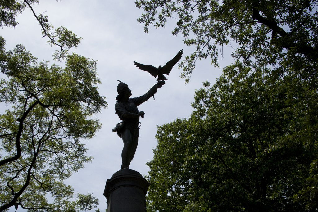 Detail of Central Park, New York City by Anonymous