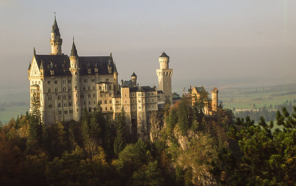 Detail of Neuschwanstein Castle by Anonymous