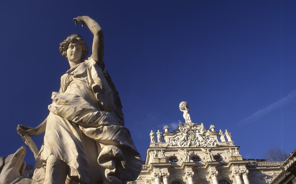 Detail of Linderhof Castle by Anonymous