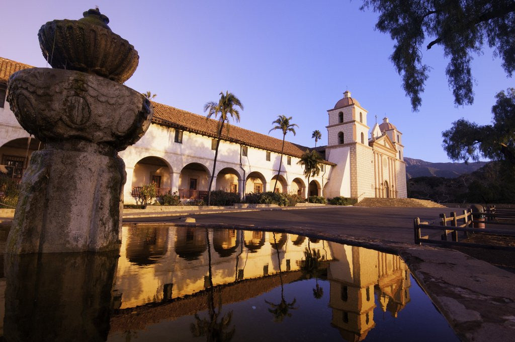 Detail of Old Mission Santa Barbara by Anonymous