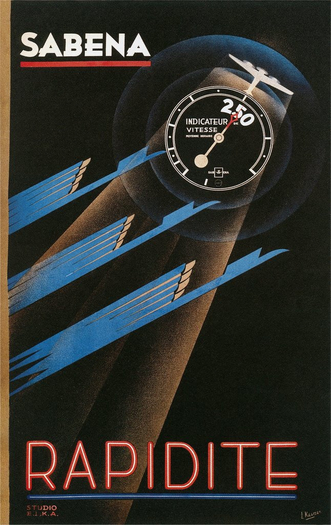 Detail of Sabena Advertisement by Anonymous