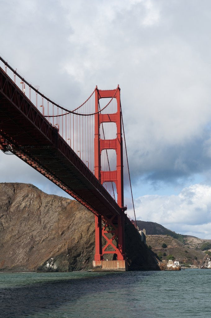 Detail of Golden Gate Bridge in San Francisco by Anonymous