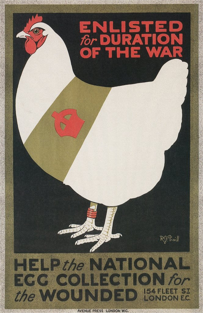 Detail of British World War I Poster for Egg Collection by Anonymous