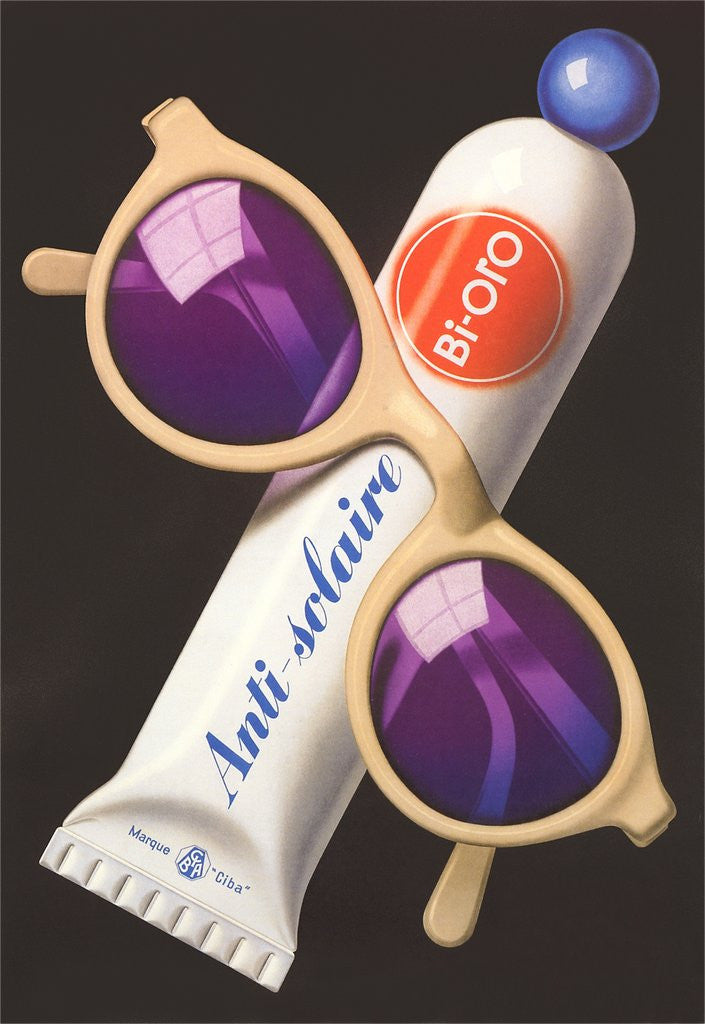 French Advertisement for Sunscreen by Corbis
