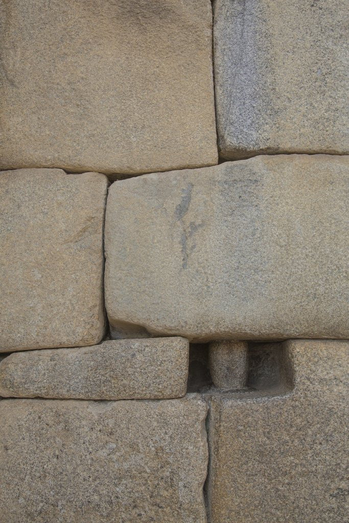 Detail of Machu Picchu, Peru, World Heritage Site by Anonymous