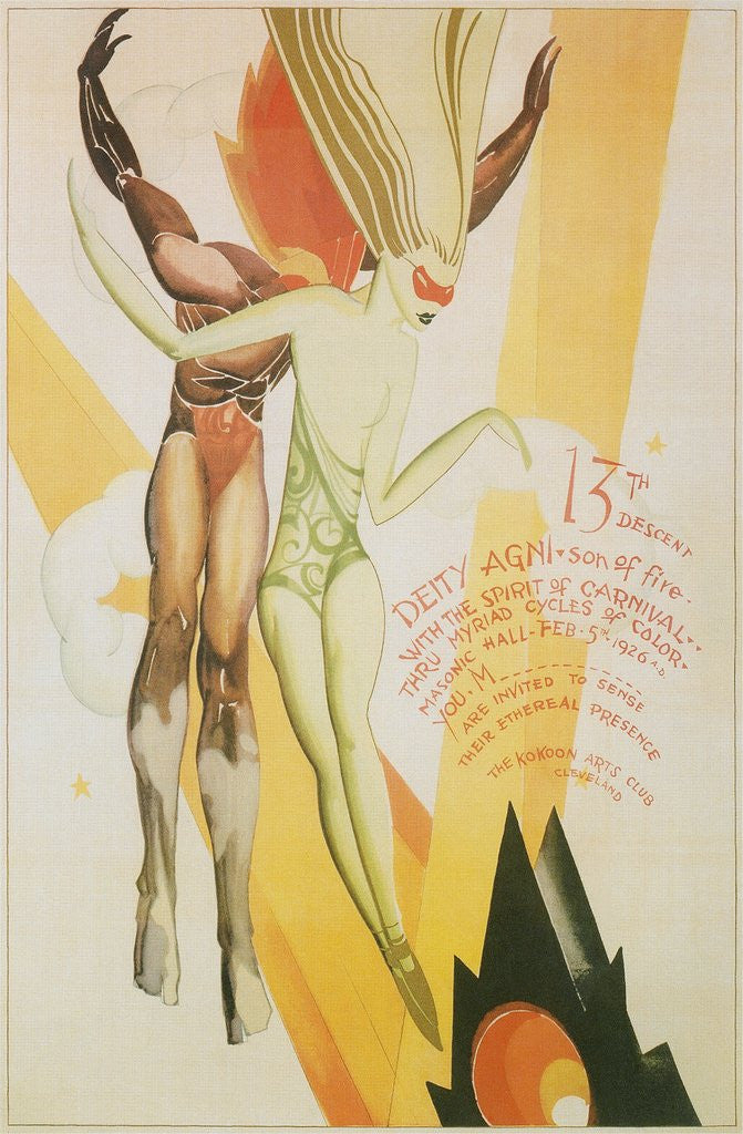 Detail of Poster for Cleveland Arts Festival, 1926 by Anonymous