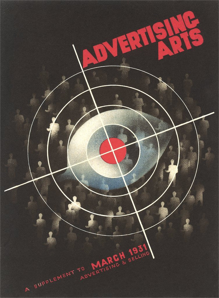 Detail of Advertising Arts Magazine Cover by Anonymous