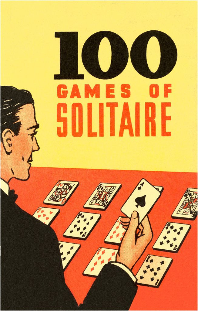 Detail of 100 Games of Solitaire by Anonymous