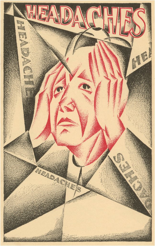Detail of Cubist Headaches by Anonymous