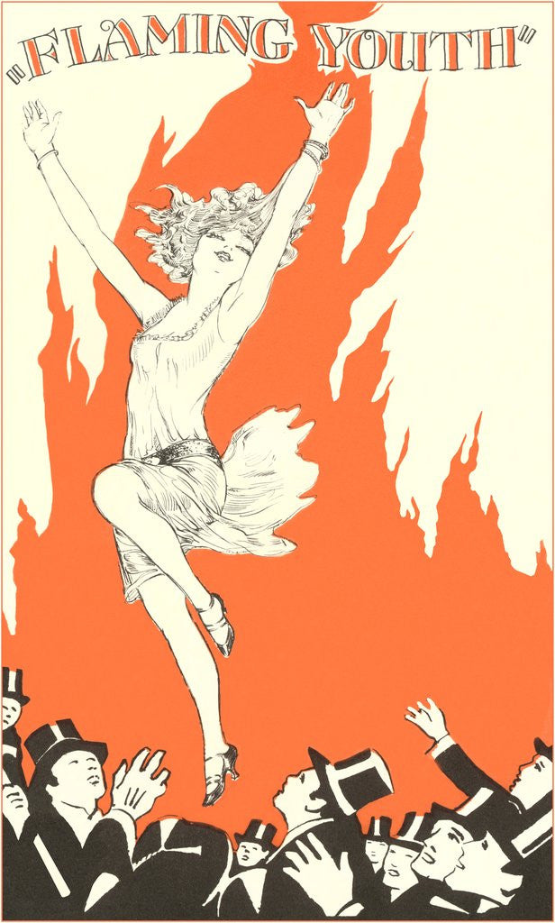 Detail of Flaming Youth Flapper by Anonymous