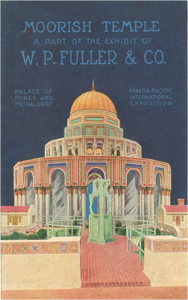 Detail of Moorish Temple, Palace of Mines and Metallurgy, Panama-Pacific Exposition by Anonymous