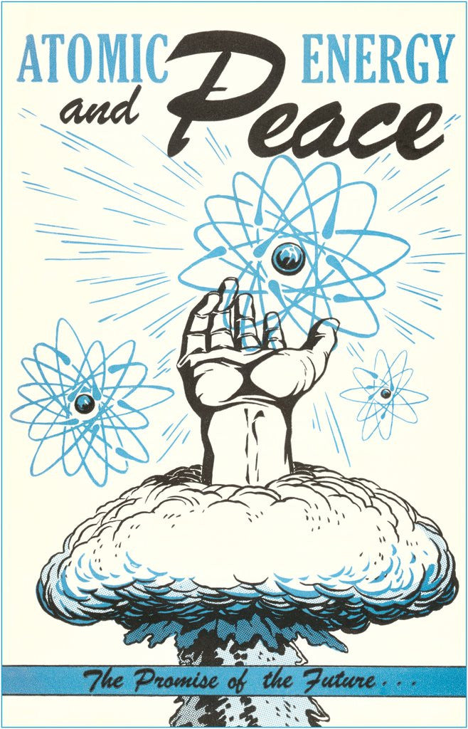 Detail of Atomic Energy and Peace Poster by Anonymous